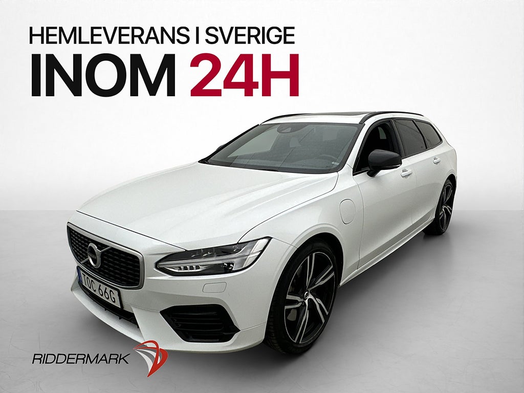 Volvo V90 Recharge T8 AWD R-Design Pano H/K Drag Kamera