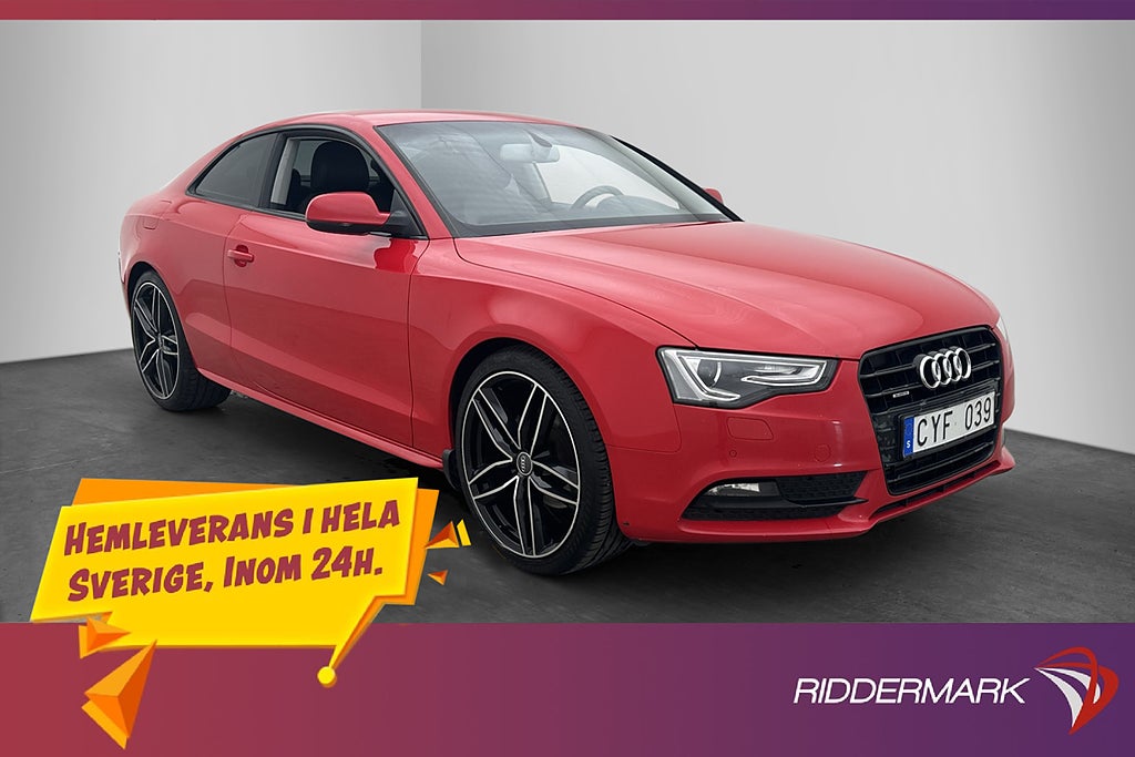 Audi A5 2.0 TDI Coupé Quattro Skinn/Alcantara Sensorer