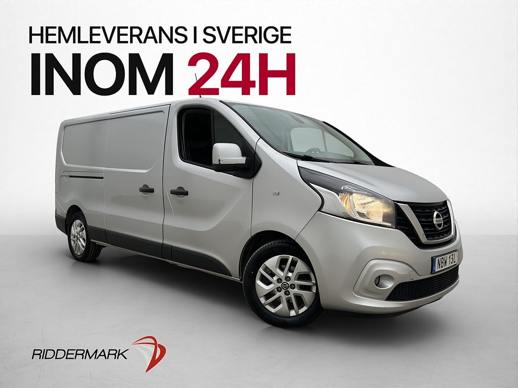 Nissan NV300 L2 1.6dCi Värm 2xDörrar Drag 3-Sits Kamera Moms