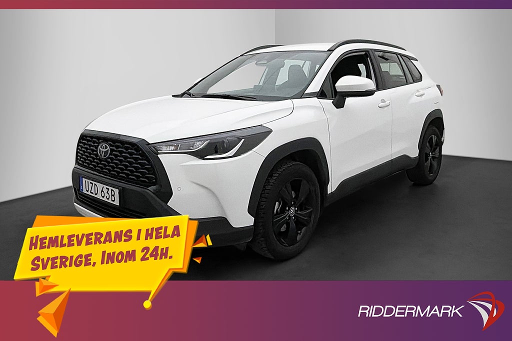 Toyota Corolla Cross Hybrid CarPlay Kamera Rattvärme Keyless