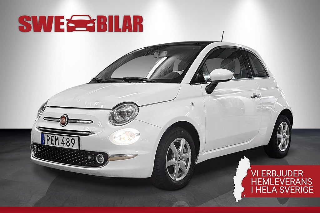 Fiat 500 1.2  Lounge AUTOMAT DRAG PANO KAMREM-BYTT