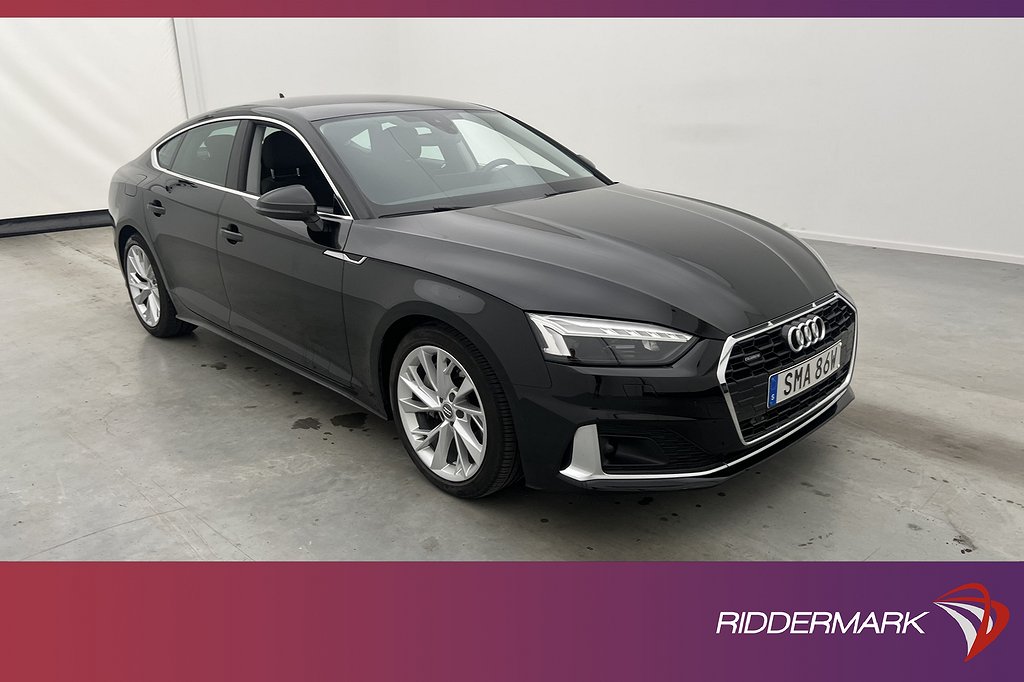 Audi A5 Sportback 45 TFSI Q 245hk Proline Kamera