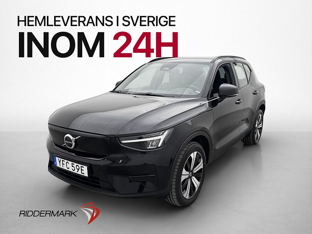 Volvo XC40 Recharge Single Motor 231hk Core Värm Kamera MOMS