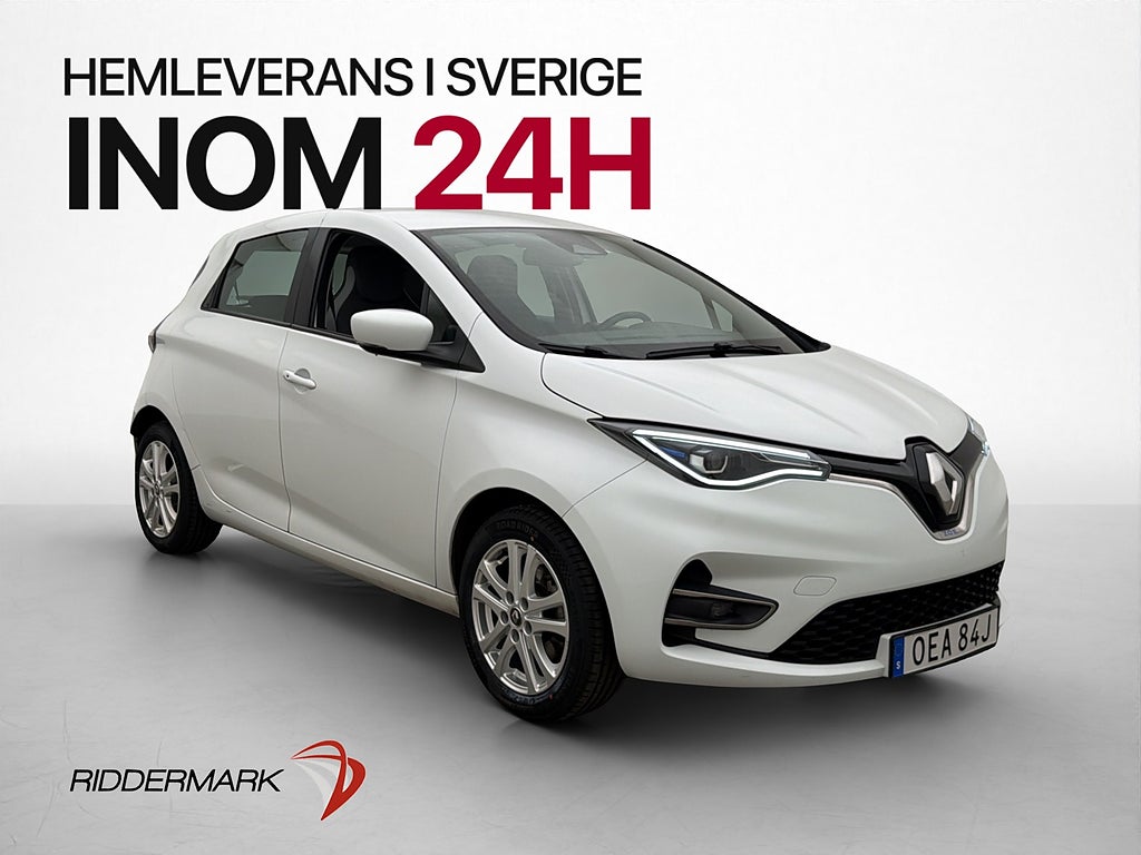 Renault Zoe R110 52 kWh 109hk Friköp Sensorer Rattvärme