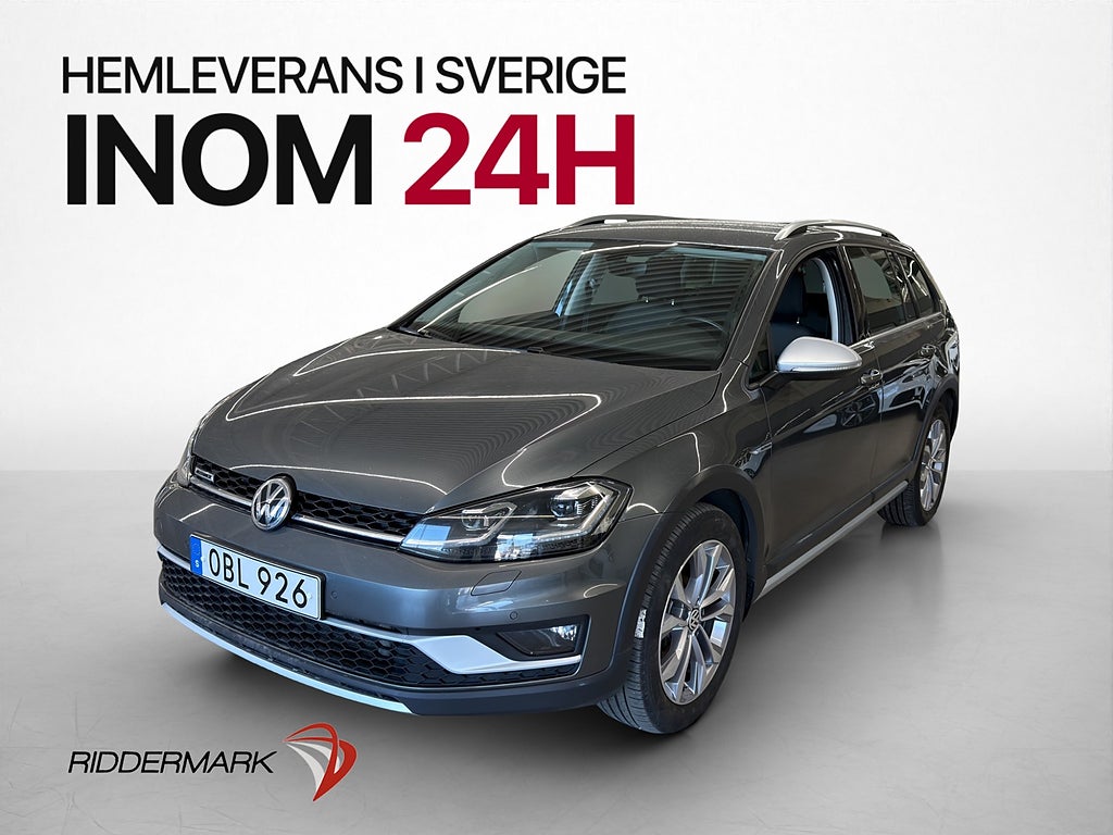 Volkswagen Golf Alltrack 4M Värmare Kamera Dragkrok CarPlay