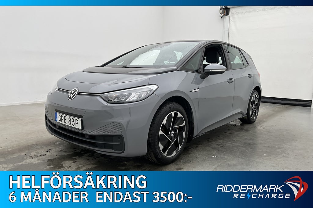 Volkswagen ID.3 Pro Performance Värmare Navi CarPlay MOMS