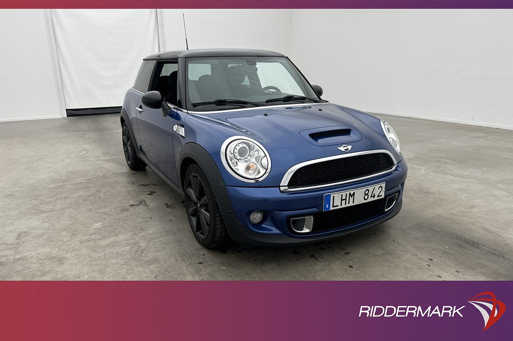 MINI Cooper S 184hk Chili Navi Sensorer Halvskinn Välservad