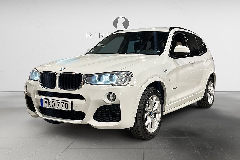BMW X3 xDrive20d 190 HK AUT M-SPORT D-VÄRM DRAG NAVI LED PDC