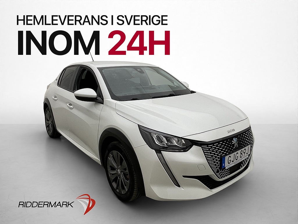 Peugeot E-208 136hk 360° Navi Carplay Halvskinn