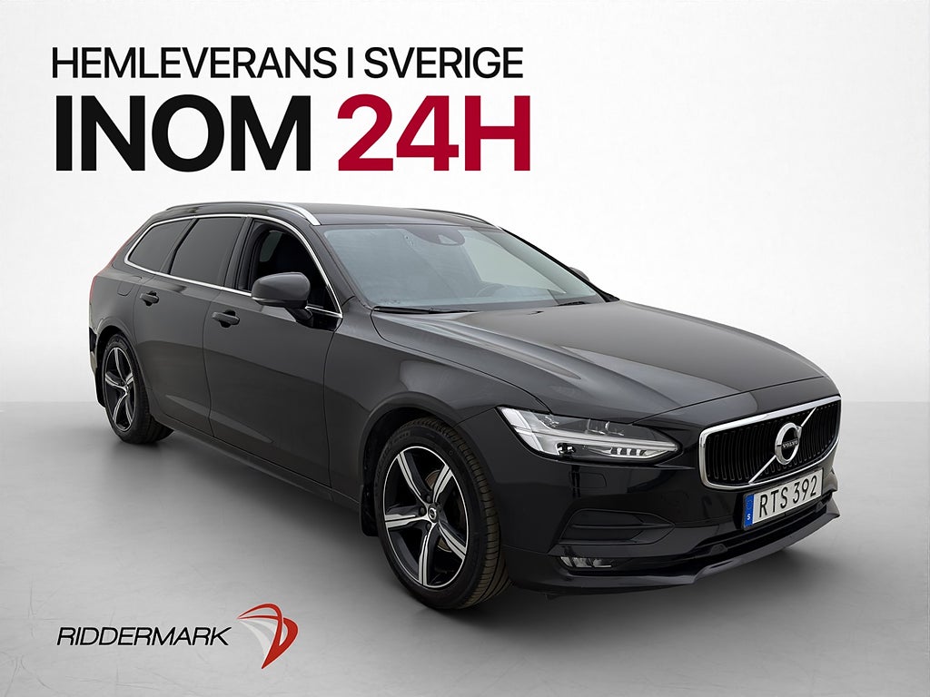 Volvo V90 D4 AWD Momentum VOC Värmare Kamera CarPlay Drag