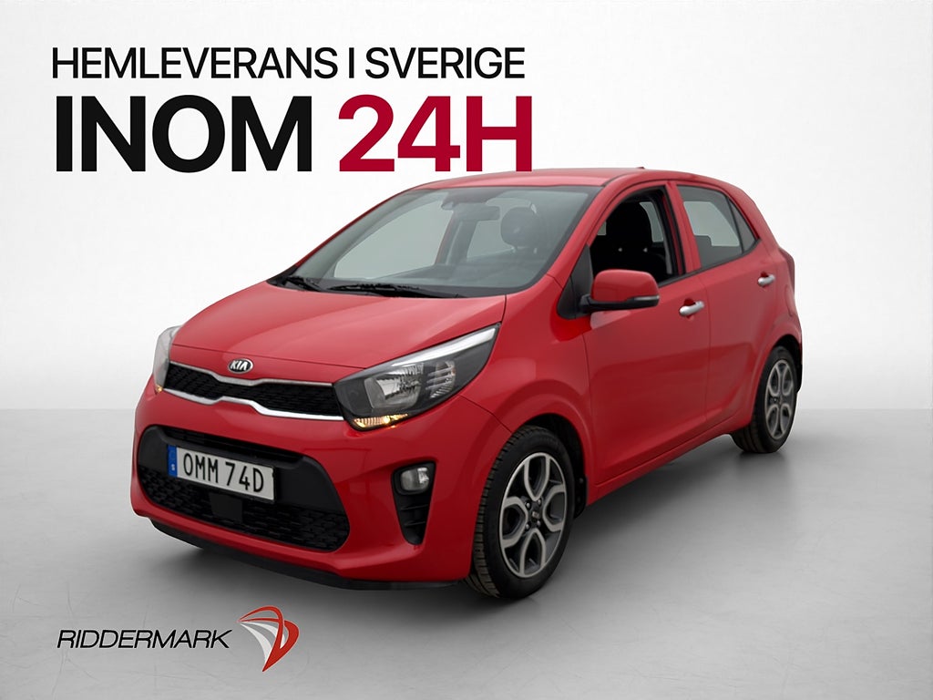 Kia Picanto 1.0 MPI 67hk Advance Kamera CarPlay Rattvärme