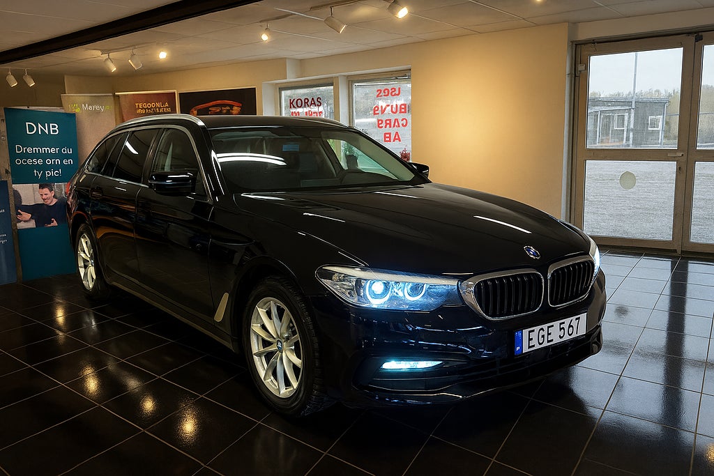 BMW 520 d (190HK) Touring Steptronic*1000kr/mån*Eldrakrok
