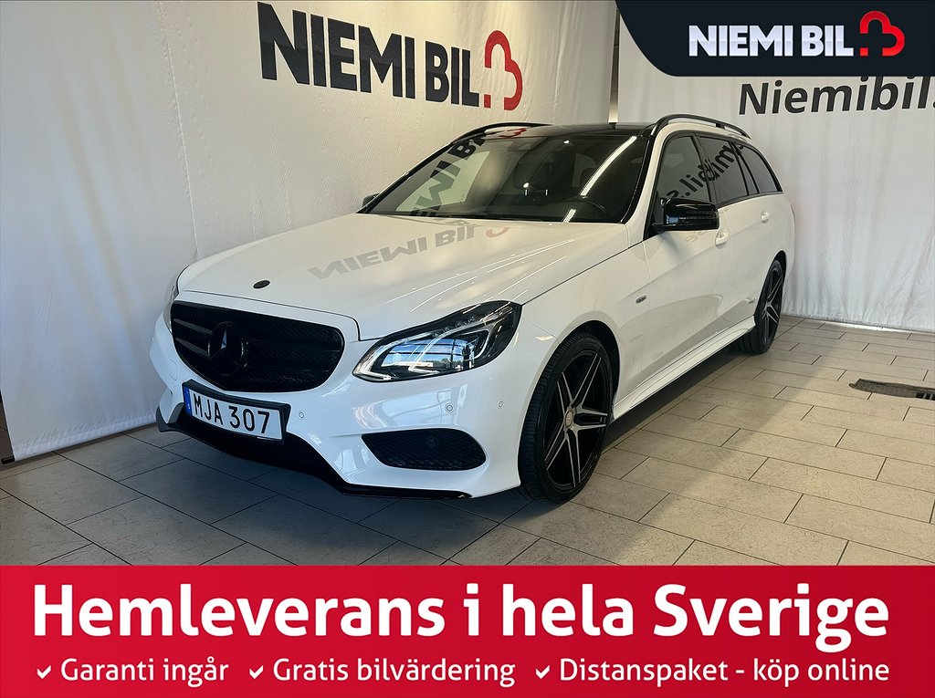 Mercedes-Benz E 220 T 4M 7G-Tronic AMG Kamera H&K Dvärm 