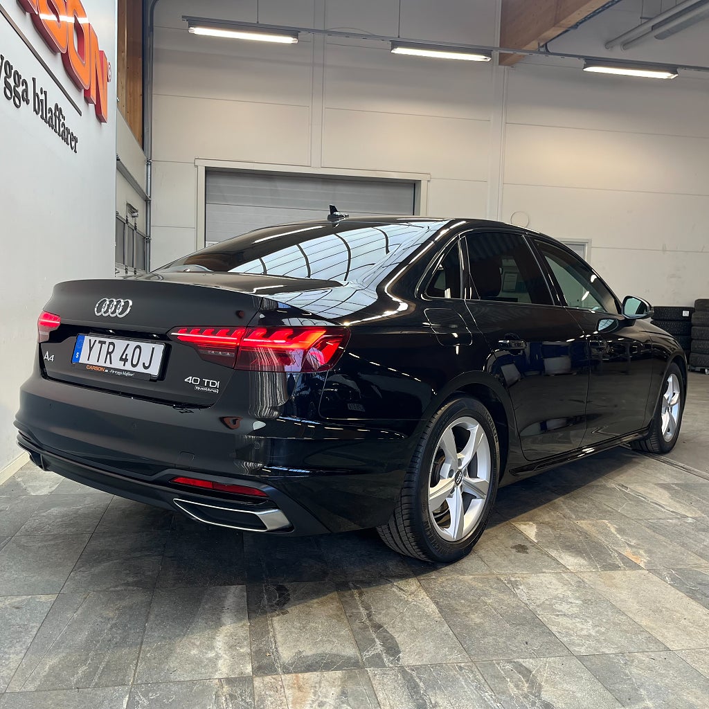Audi A4 4,99% Sedan 40 TDI Q 190HK Proline Adv Matrix Leasebar