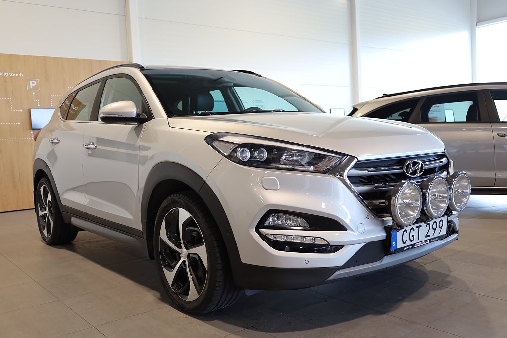 Hyundai Tucson 1,6 T-GDI 177hk Premium AWD Pano Motorv Drag 2017