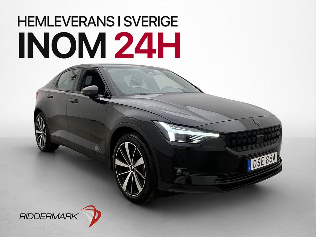 Polestar 2 Long Range AWD 408hk Drag Pano Navi 360° H/K BLIS