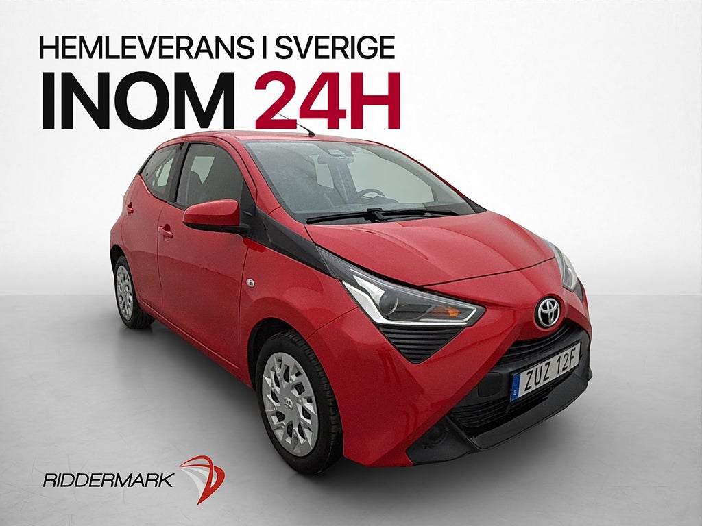 Toyota Aygo 1.0 VVT 72hk X-PLAY M&K- Värmare Kamera
