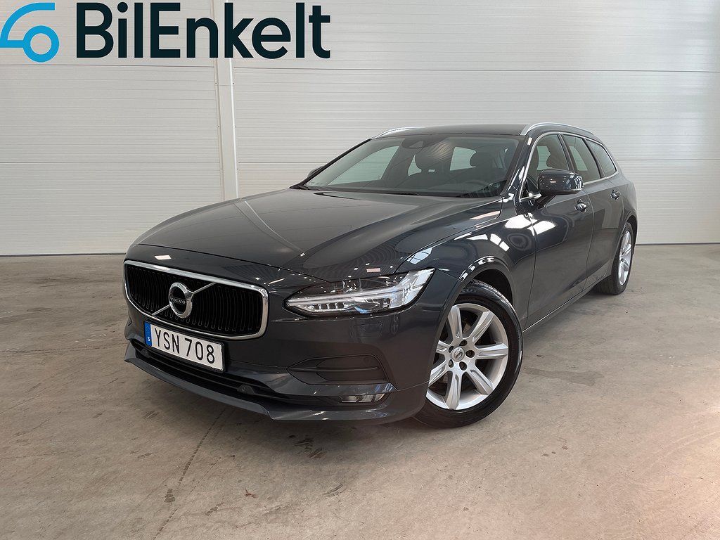 Volvo V90 D4 Advanced D-Värme Drag BLIS GPS Drag Kambytt 190hk 2018