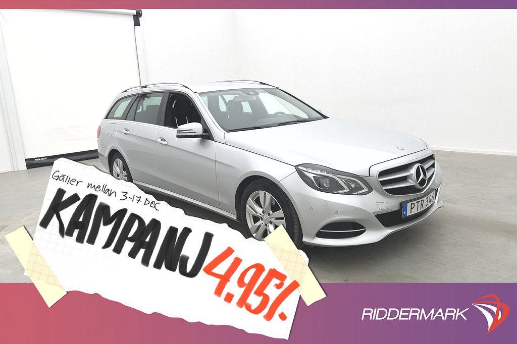 Mercedes-Benz E 220 T 170hk Sport Navi Drag 4,95% Ränta