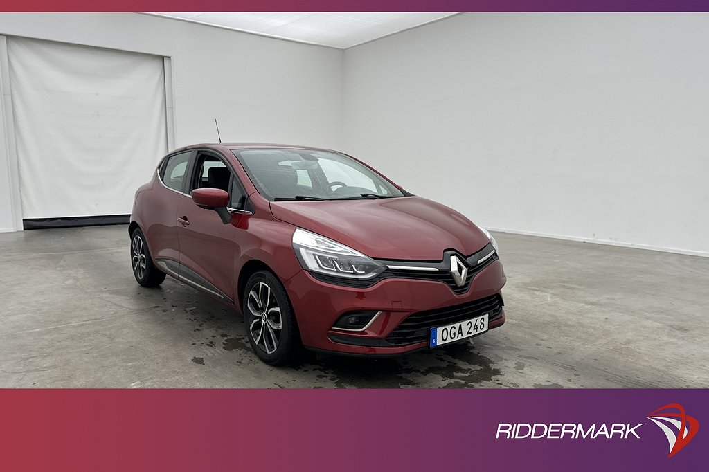 Renault Clio 0.9 TCe 90hk Intens Sensorer Navi Halvskinn