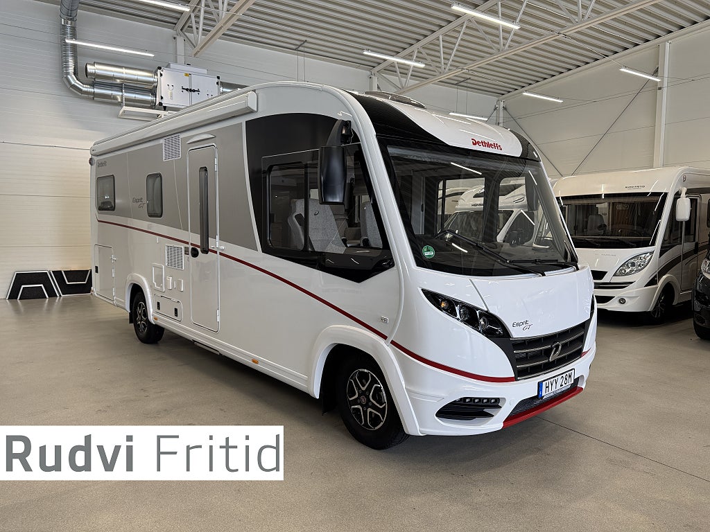 Dethleffs ESPRIT GT I 7150-2 *Hydrauliska stödben*Låga långbäddar* 