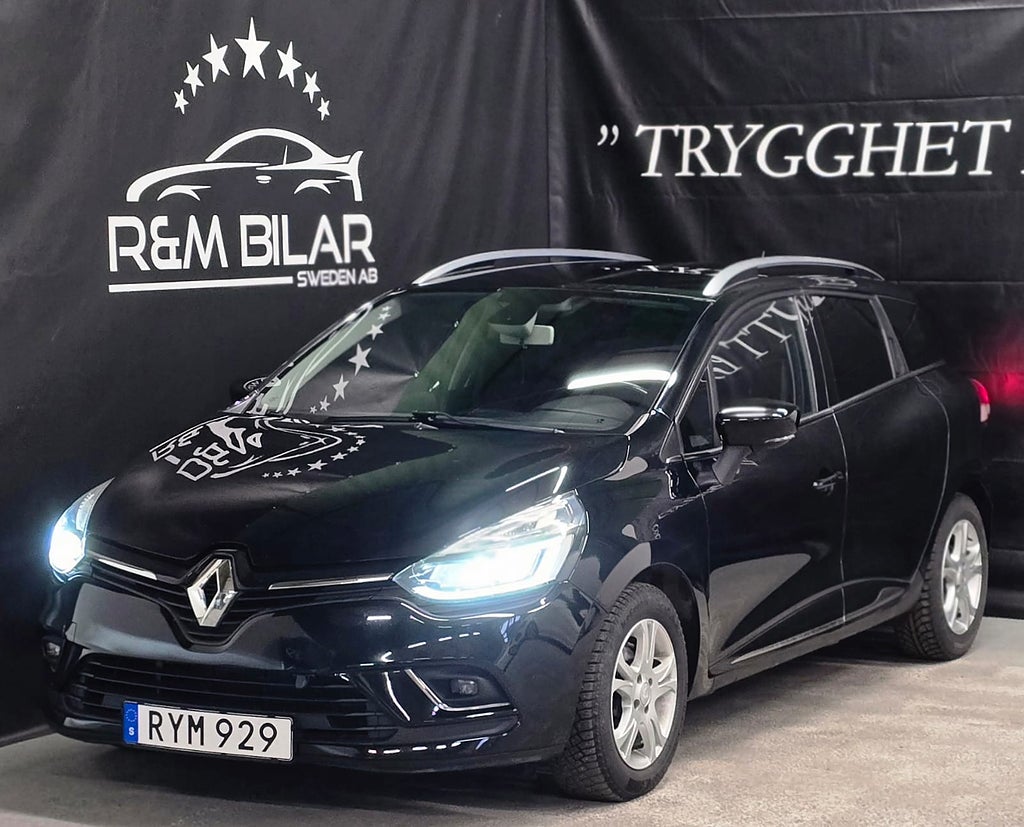 Renault Clio Intens, Få-ägare, Drag, P-sens, Navi, Ny Serv/Bes!!!