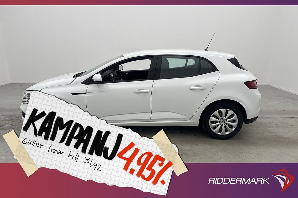 Renault Mégane 1.2 TCe 101hk Värmare Farthållare 4,95% Ränta