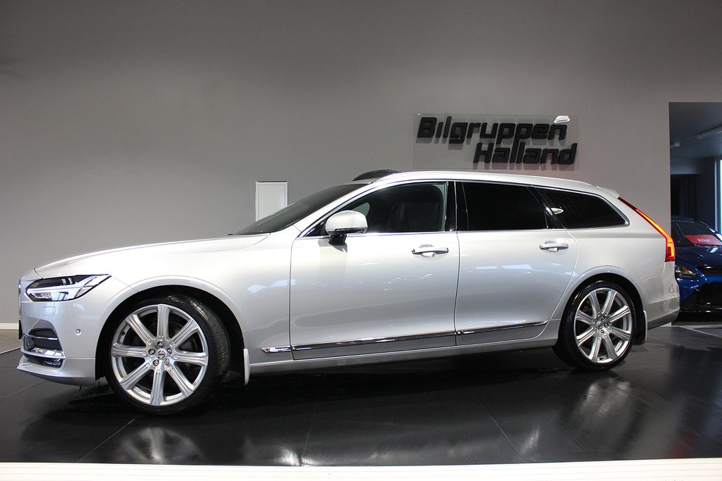 Volvo V90 D5 AWD Inscription B&W HuD Pano 360° Blis Pdc 20"