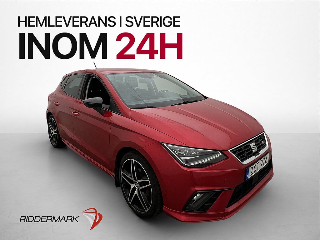 Seat Ibiza TSI 150hk FR Kamera Beats Adaptiv CarPlay Drag
