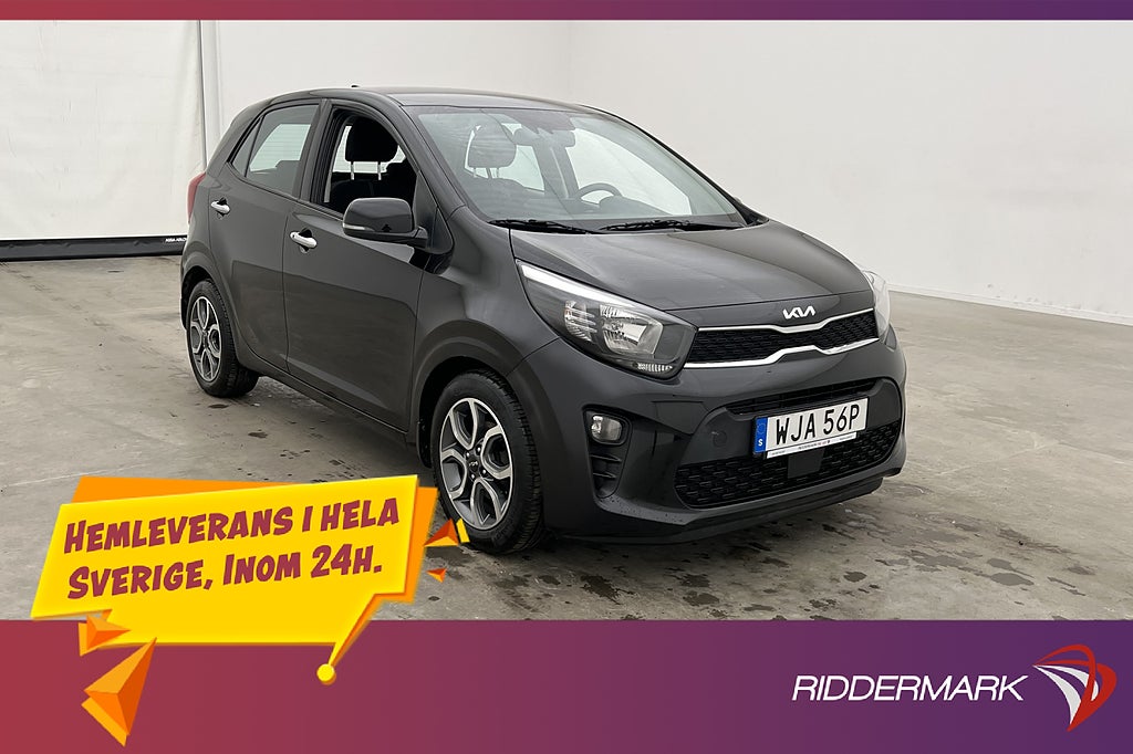 Kia Picanto 1.0 67hk Advance Kamera CarPlay Rattvärme MOMS