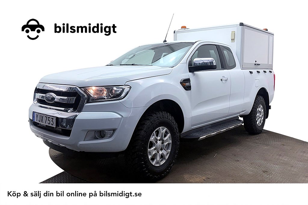 Ford ranger SuperCab 2.2 TDCi 4x4 Aut Drag Kamera Värmare 160hk