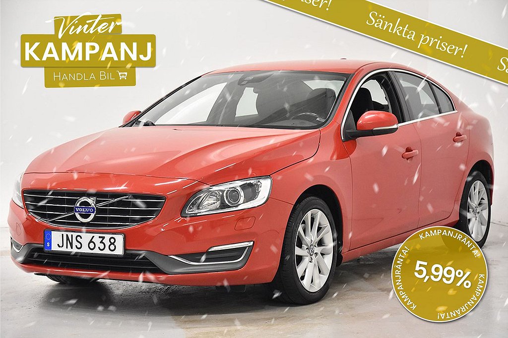 Volvo S60 D2 Momentum KAMPANJ D-Värm Kam-bytt SoV-Hjul 115hk