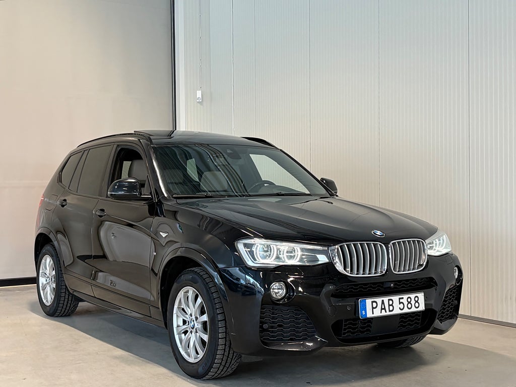 BMW X3 30d xDrive M-Sport H&K Pano Drag D-värm HUD 360