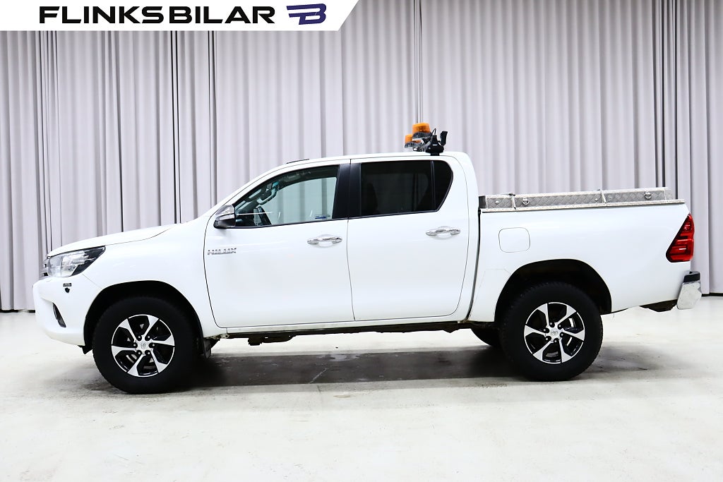 Toyota Hilux 150HK Automat|Dubbelhytt|Flaklock|Webasto|Moms