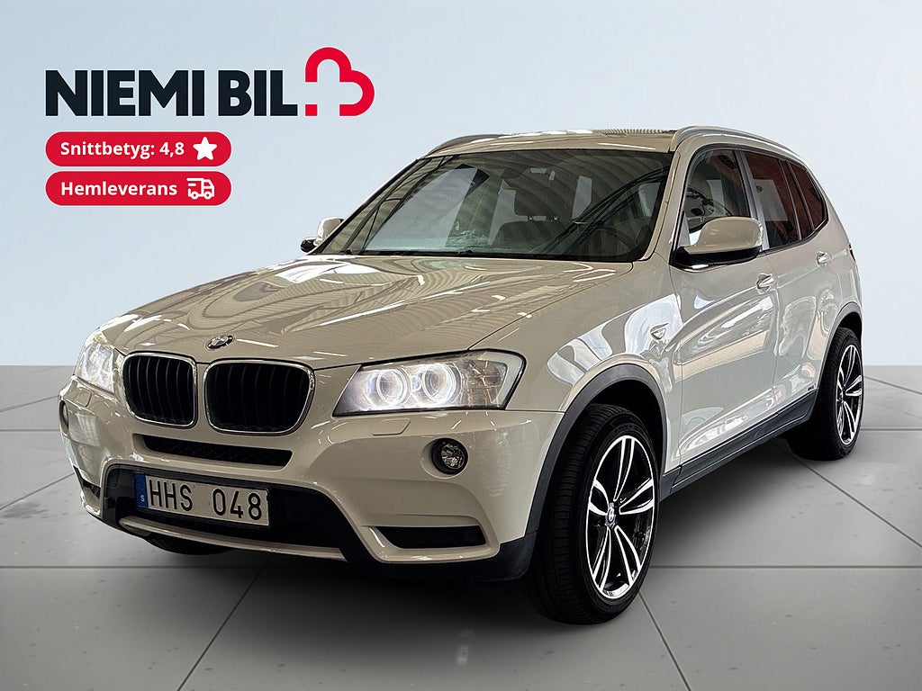 BMW X3 xDrive20d Steptronic S&V-hjul/Drag/M&K-värm/Pano/HiFi