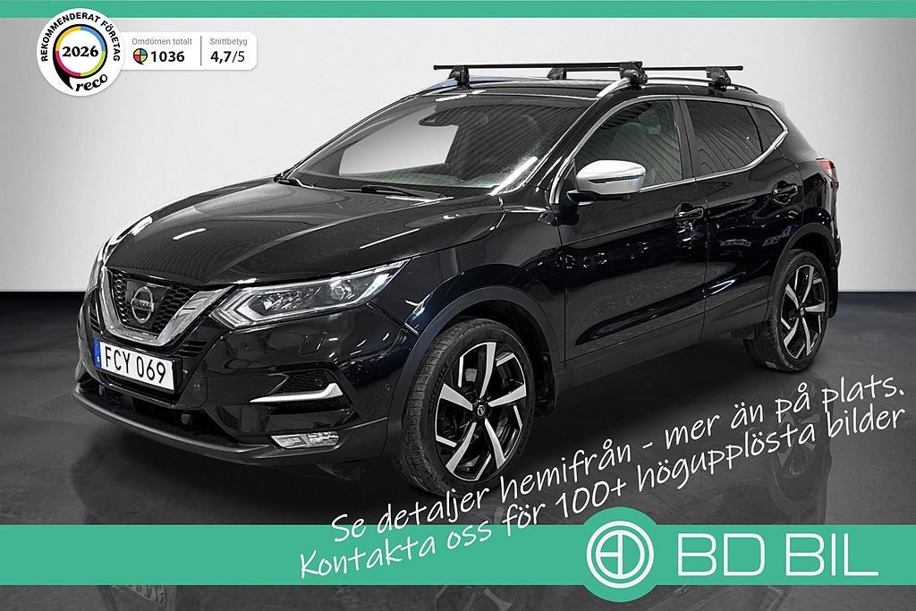 Nissan Qashqai TEKNA PANORAMA 360 KAMERA BOSE TVÅ BRUKARE