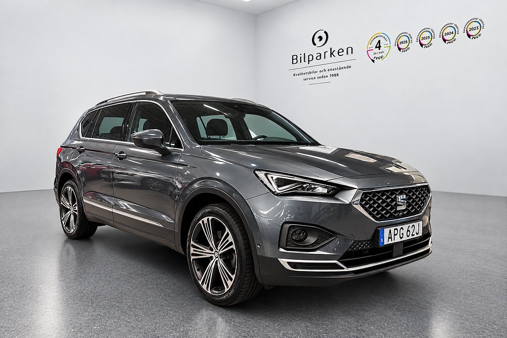 Seat Tarraco 2.0 TSI 4Drive Xcellence | 7-sits | Panorama | Värmare