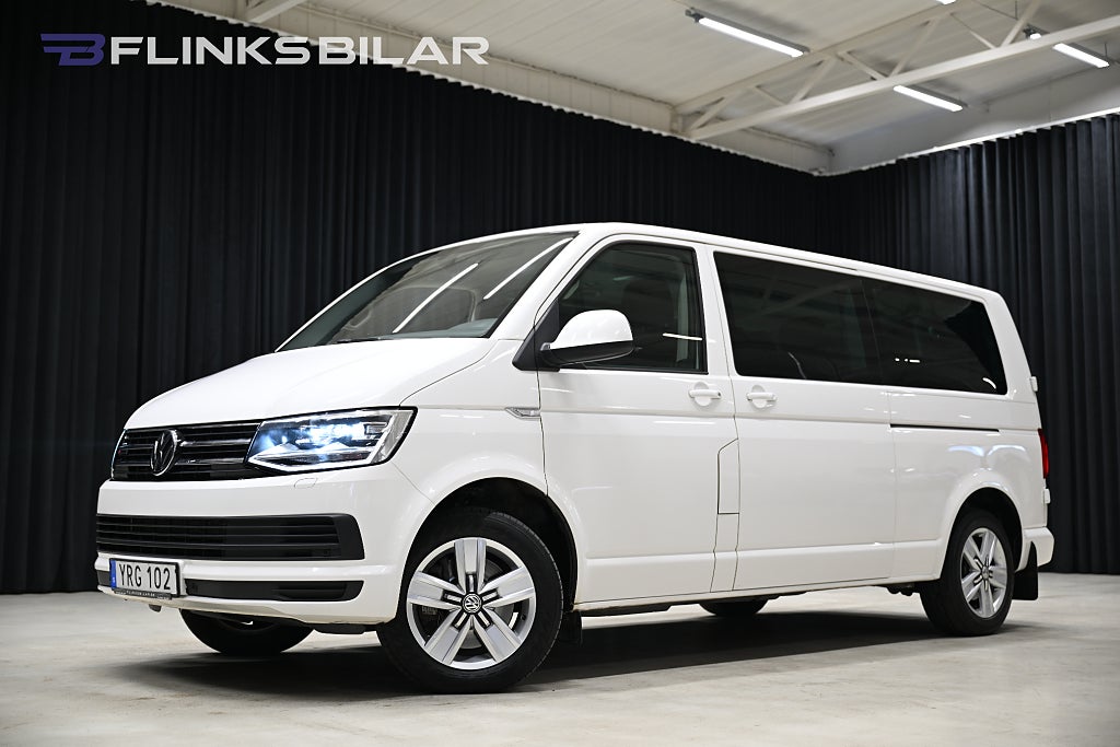 Volkswagen Caravelle 4Motion DSG 204HK L2|8-Sits|Dubbeldörr|Nedlackad|LED