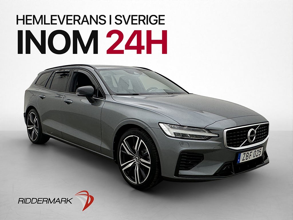 Volvo V60 T6 AWD R-Design VOC Kamera Navi CarPlay Skinn Drag