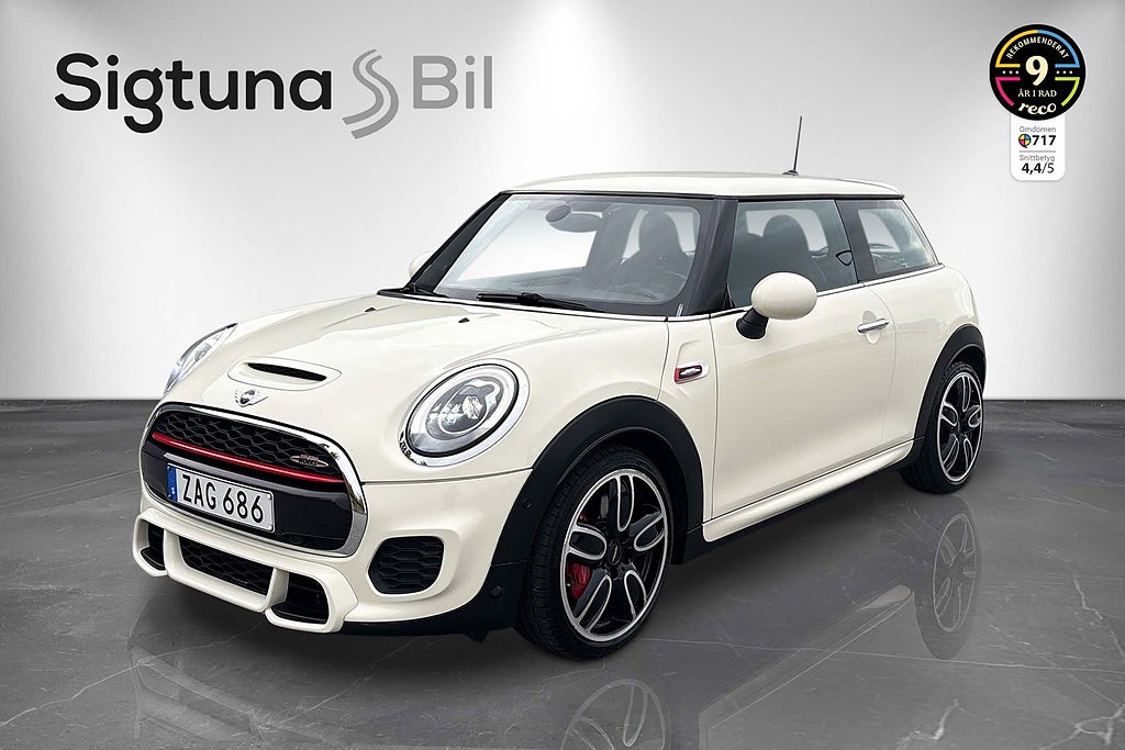 MINI John Cooper Works 3-dörrars 231hk / Manuell / Navi / Harman / 1 brukare