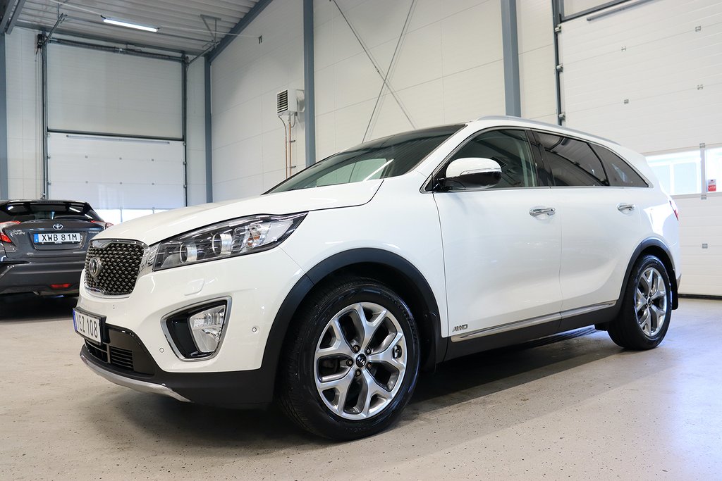 Kia Sorento 2.2 CRDi AWD Eu6 Pano Drag 7-sits 360 ° 200hk