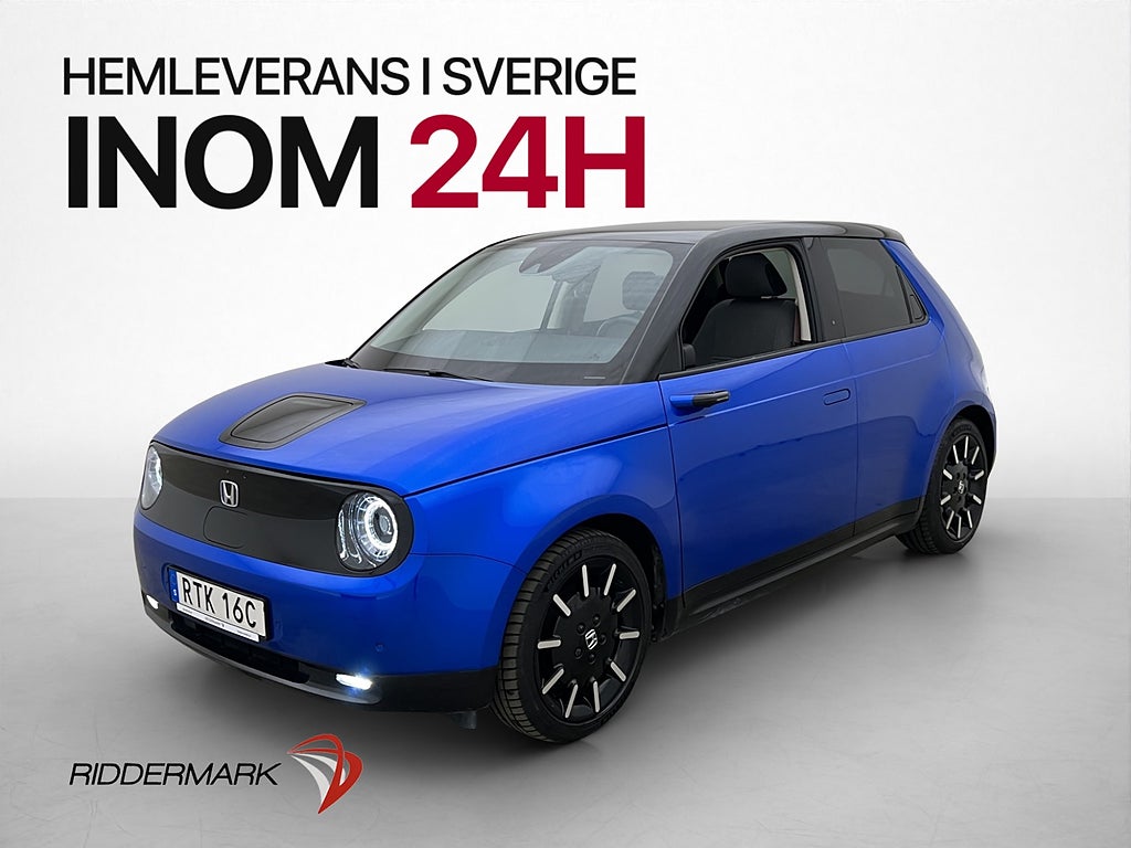 Honda E 35.5 kWh 154hk 360° Pano Rattvärme Navi Bluetooth