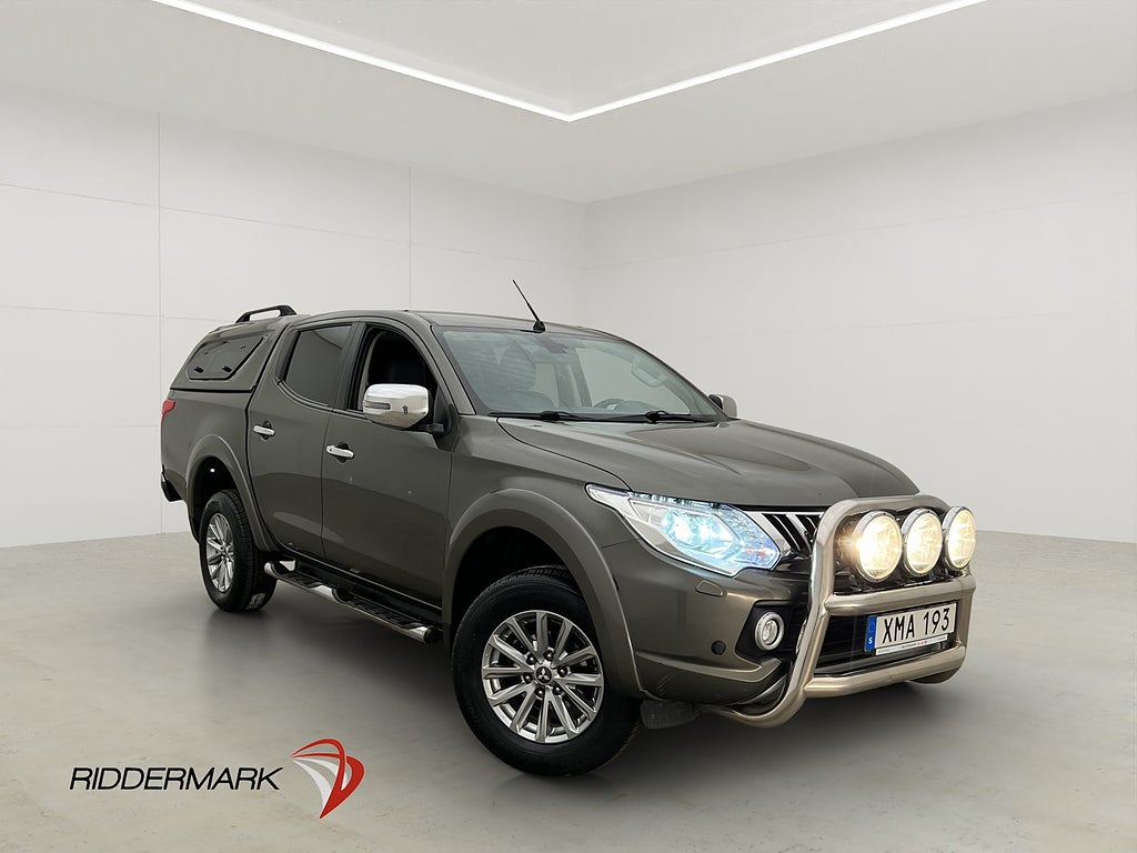 Mitsubishi L200 Premium 2.4 4WD Värm Drag Kamera Skinn Kåpa