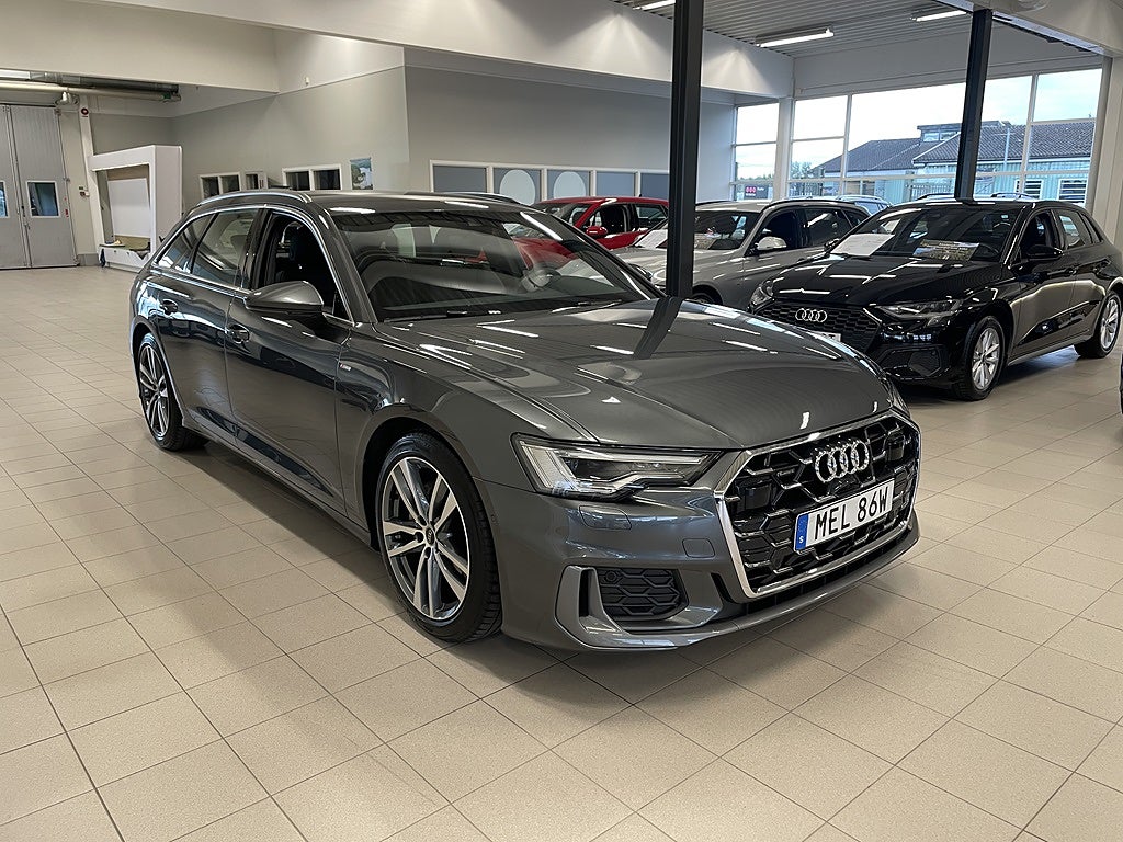 Audi A6 Avant 40 TDI Quattro 204hk S-line / Drag / Värmare / Mat