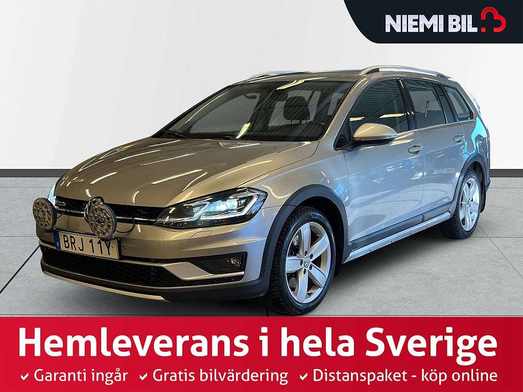 Volkswagen Golf Alltrack 2.0 TDI 4M Drag/Nyservad/Kamera/Dvärm/Massage/SoV-Hjul