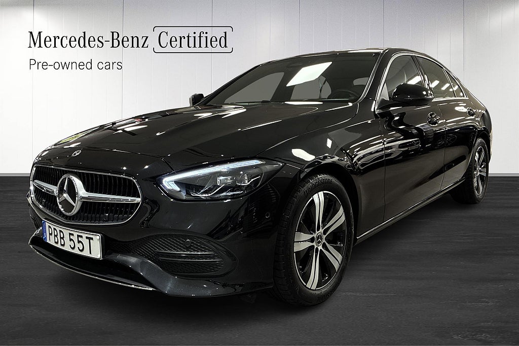 Mercedes-Benz C 200 Sedan Avantgarde Dragkrok Värmare Distronic 