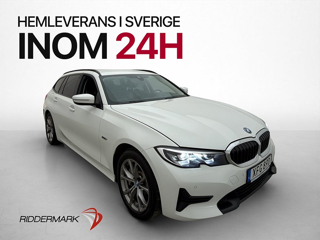 BMW 330e xDrive Sport Line Cockpit Drag Rattvärme CarPlay