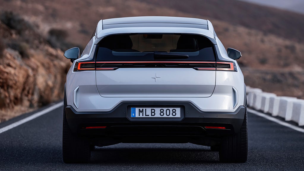Polestar 3 får en räckvidd på upp emot 61 mil enligt WLTP. Foto: Polestar
