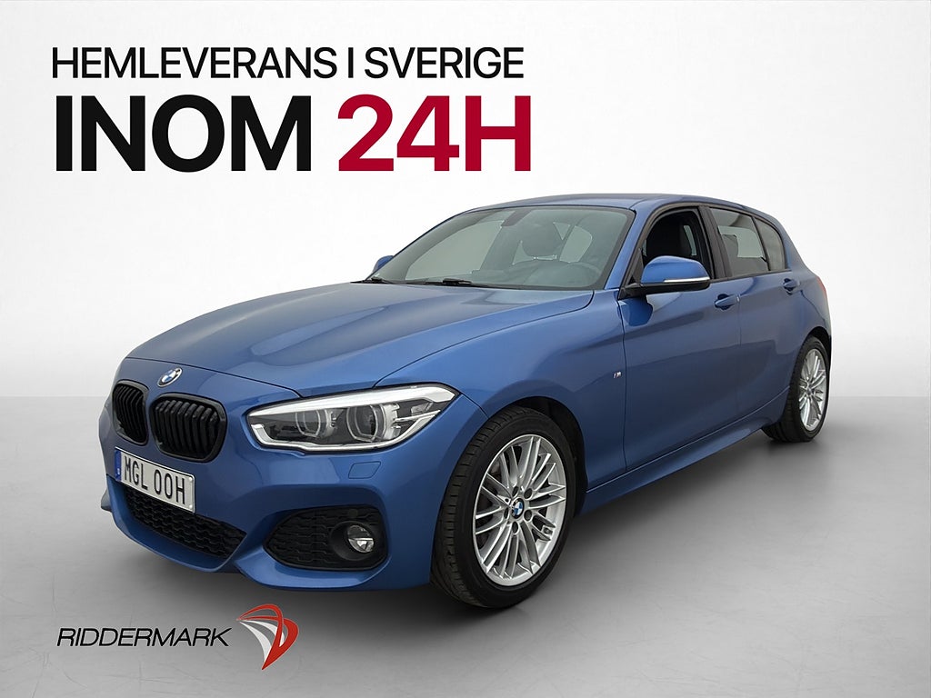 BMW 118I 136hkM Sport P-sensorer Navi Bluetooth Läder