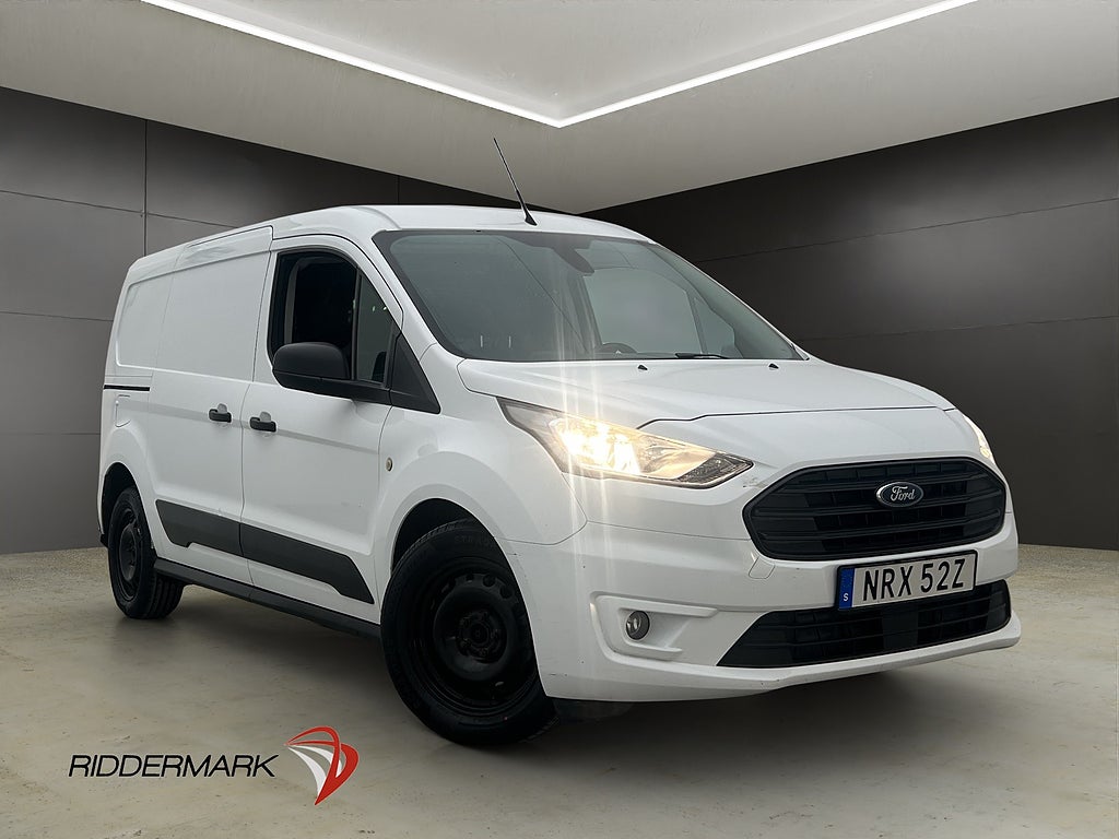 Ford Transit Connect LWB Värmare Drag B-Kamera CARPLAY Moms